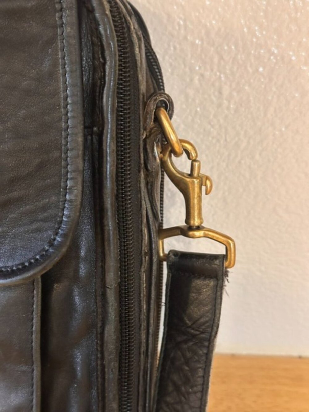 Coach | Vintage Leather Laptop Attache Briefcase Satchel Bag Black - Picture 6 of 16